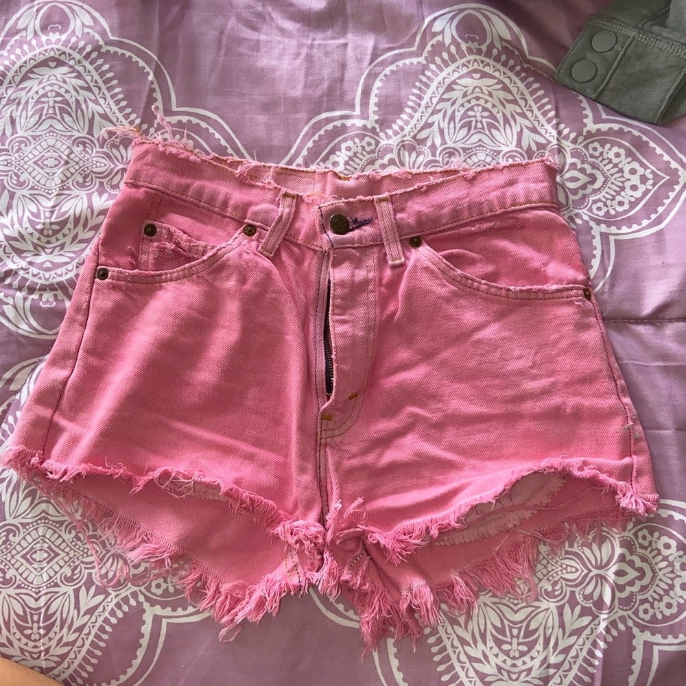 Denim shorts
